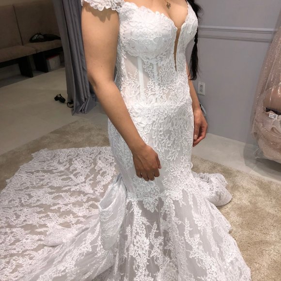 PNINA TORNAI WEDDING DRESS - Picture 4 of 8